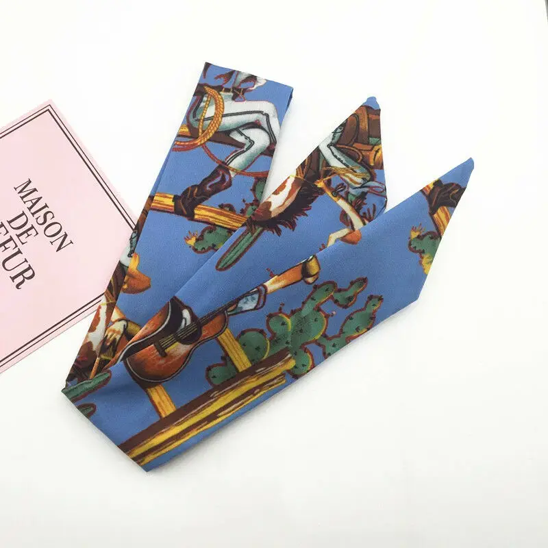 2019 Women Headwear Fashion Lady Adult Flower Boho Bohemian Cross Hair Head Headband Band Scarf Wrap Bandana |