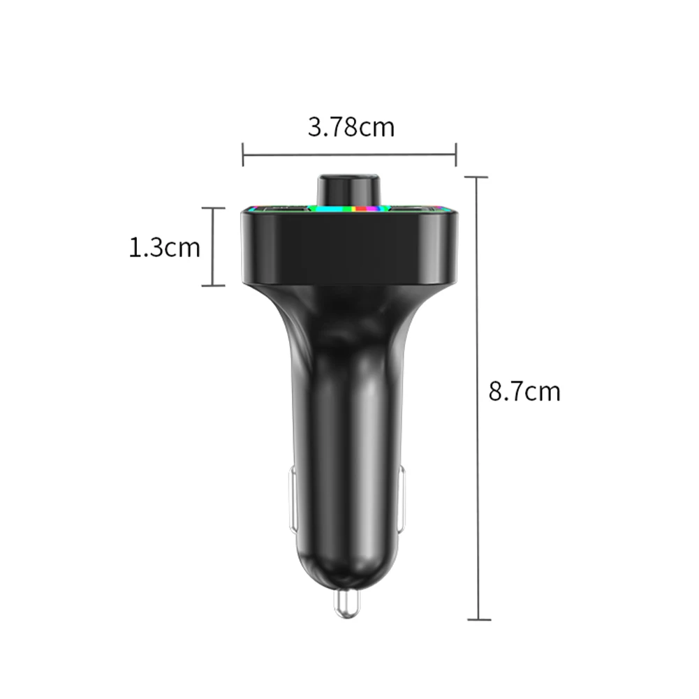 

FM Transmitter Car Wireless Bluetooth 5.0 Modulator USB Fast Charger Auto Aux Radio Mp3 Player Music Hands Free Car Kit