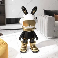 nordic home decoration moonlight rabbit large living room floor decoration tv cabinet sofa next to home decoration gift