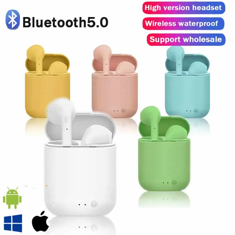 I7s TWS mini2 Bluetooth наушники Стереонаушники гарнитура с зарядным устройством