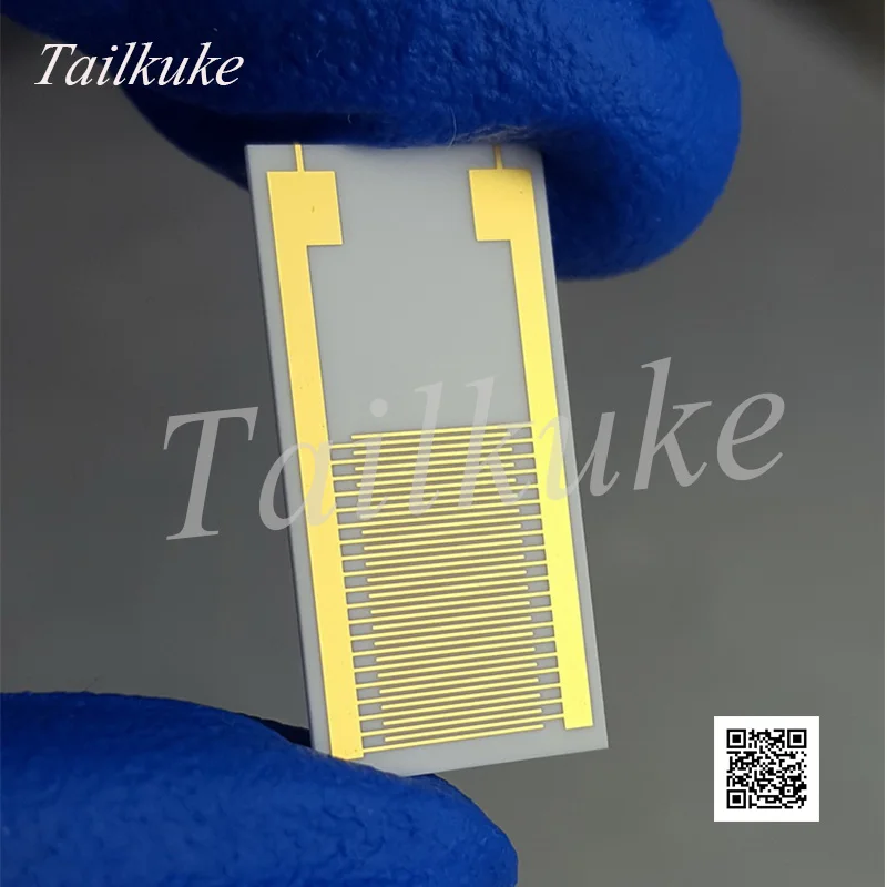 Интерцифровой электрод керамическая линейная пластина золотой датчик обработки