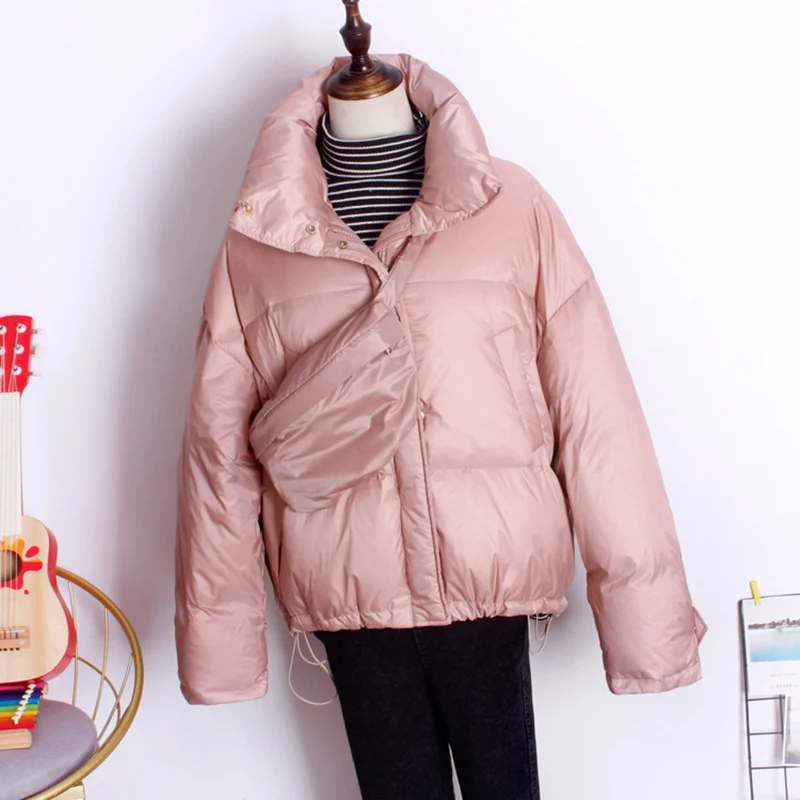 SEDUTMO зимнее плотное пуховое пальто оверсайз женская короткая обтягивающая