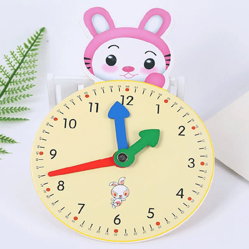 Деревянные игрушки Монтессори для малышей детей родителей технологические часы