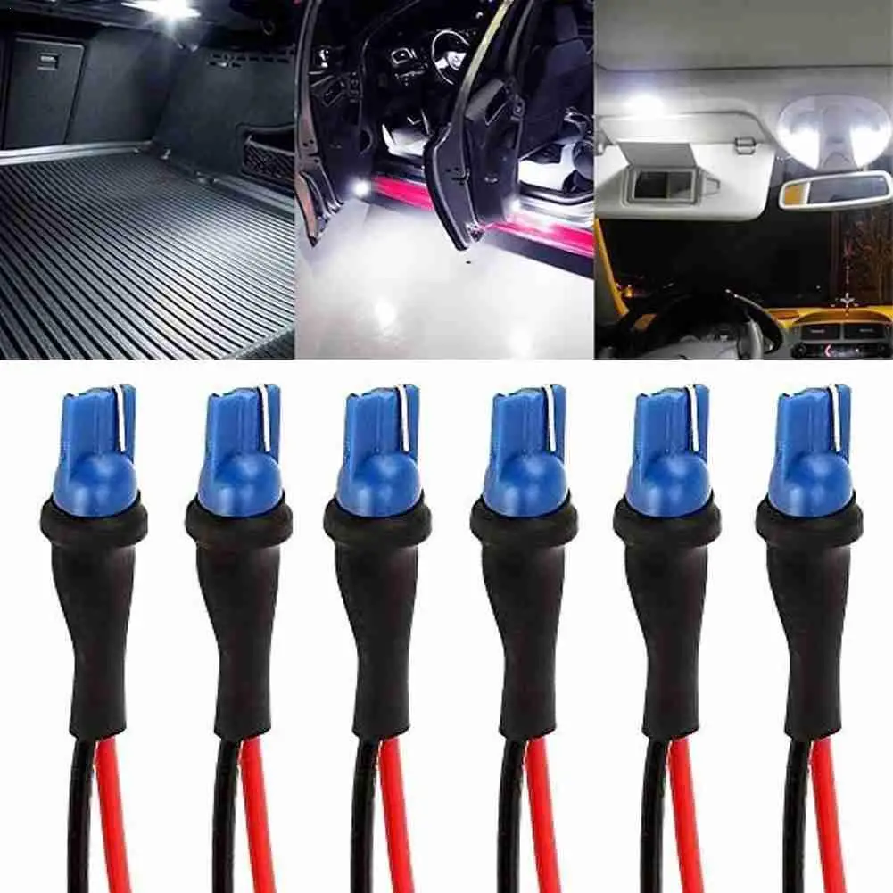

2/5pcs T10 Socket Holders Base T10 W5w Car Headlight Assembly Male Socket Plug Adapter Extended Wire Connector Car Lamp Cable