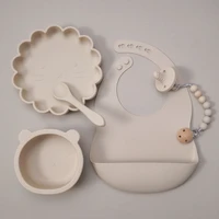 newborn accessories childrens tableware feeding bibs dinner plate spoon pacifier holder nipple teether toys cup baby stuff