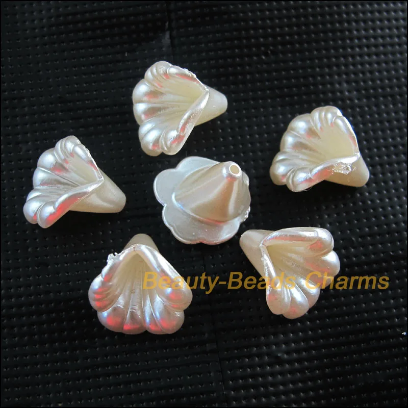 Новинка 50 шт. белый пластиковый акриловый цветочный рожок разделитель концевые