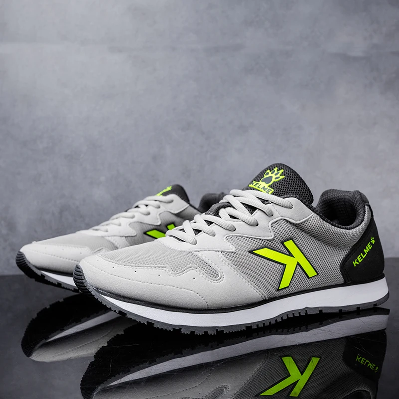 KELME/качественные мужские кроссовки обувь для бега светильник Нескользящая