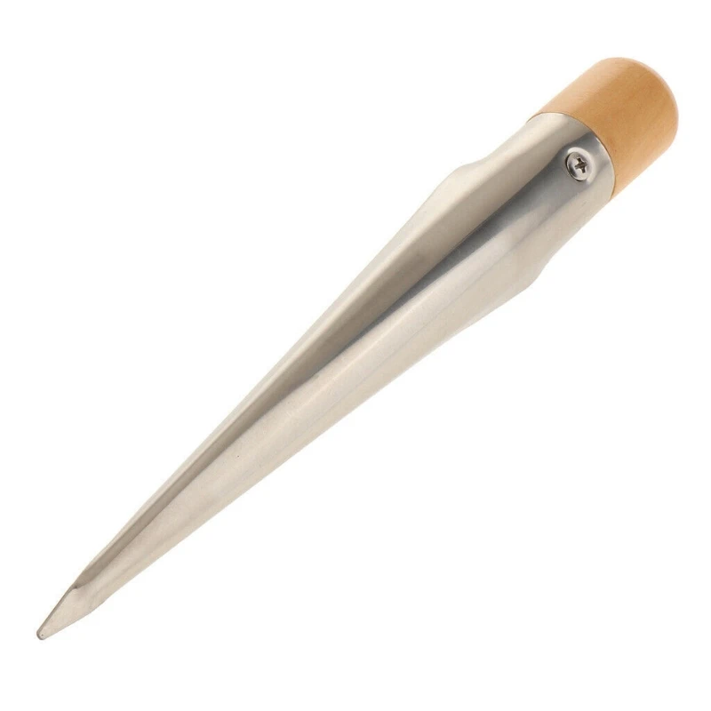 

170/280/390mm Durable Stainless Steel Rope Splicing Spike with Wood Handle Universal Marine Hardware Supplies