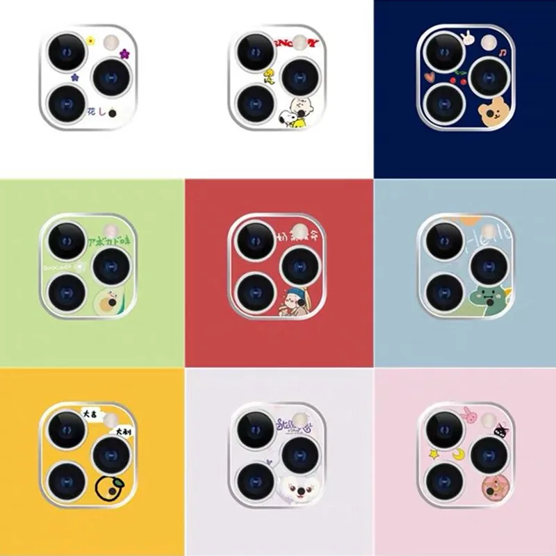 Для iPhone 11 Pro Max милый мультяшный защитный чехол для камеры защита задней Защитная