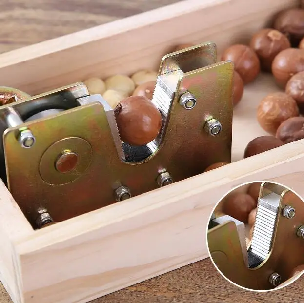 Зажим из орехового дерева Macadamia гайка инструмент открытия гайка щипцы для орехов обрубка машина ручная гайка орехокол машина для изготовления крекеров орехокол для грецких орехов