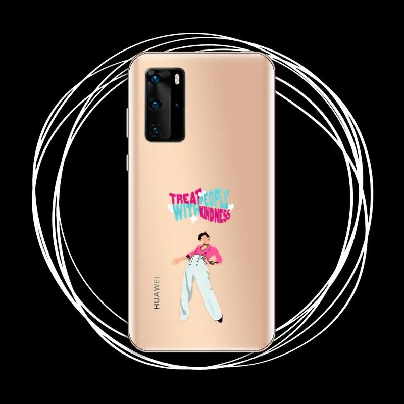 

Harry Styles Phone Case Transparent for Huawei P20 P30 P40 honor 8 10i P smart 2019 Samsung A71 A21S S10 20 plus
