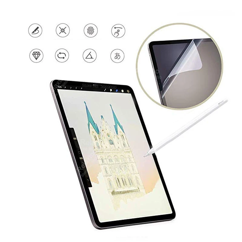 

For iPad Pro 12.9 2021/2020/2018 Writing Screen Protector For iPad pro 11 Drawing Film For iPad Pro12.9-inch Paintings Guard