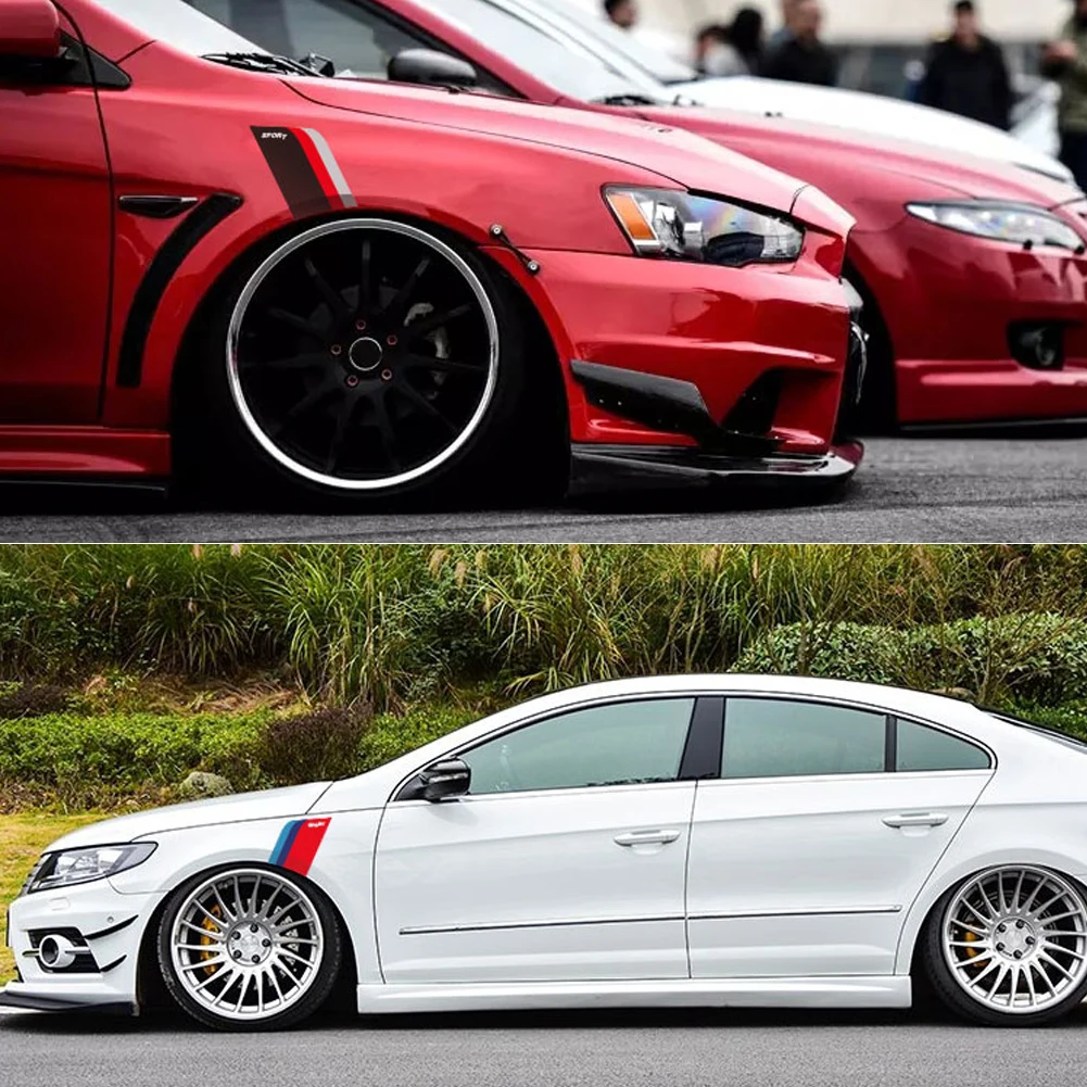 Автомобильная наклейка s и наклейки передняя решетка радиатора полосатая