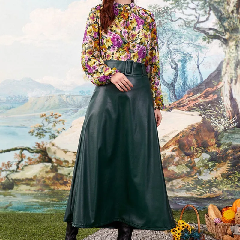 

Floral Early Autumn Long-sleeved Shirt Women's Ins Temperament Long-sleeved Pullover Blouse 2021 New Em*