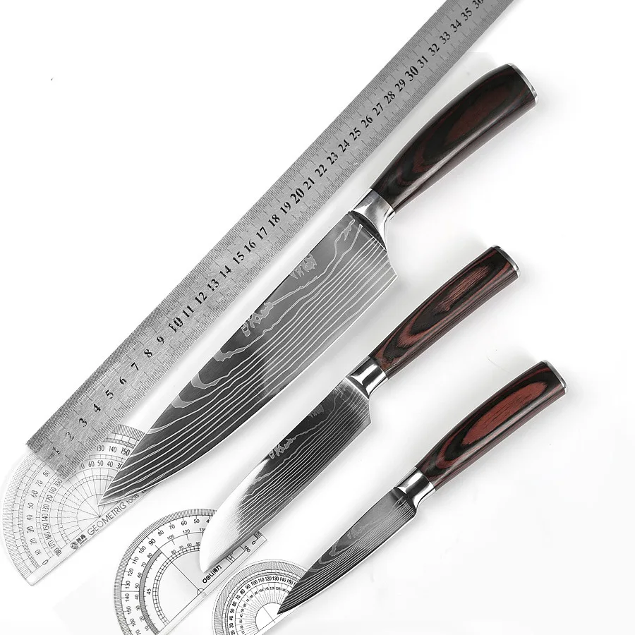 8 шт. поварские ножи и кухонные в западном стиле | Кухонные