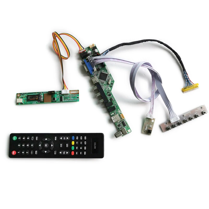 

1CCFL VGA+AV+USB LVDS 30-Pin LCD Display Universal Controller Board For LP154W01 (TL)/LP154W01 (TP) Screen 1280*800 DIY Kit