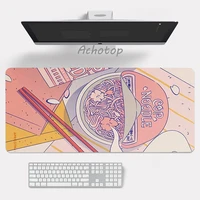 Large Anime Pink Mousepad Gamer Kawaii Gaming Mouse Pad XXL Rubber Otaku Locking Edge Big Fashion Laptop Notebook Cute Desk Mat