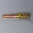 6,35x0,6x40 мм медный газовый клапан доступа с Coper трубкой для холодильной камеры
