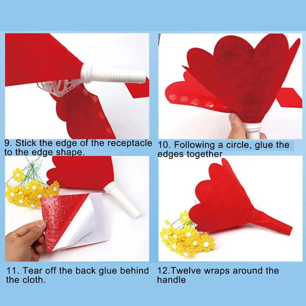 Детский сад DIY нетканый цветок ручной работы пазл цветочный букет Детская