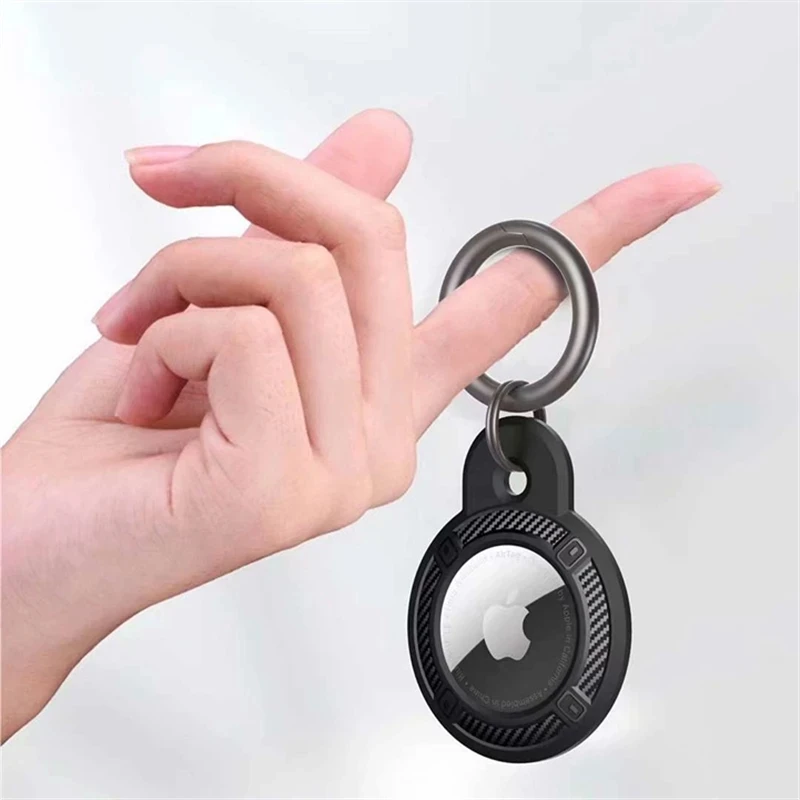 

Wireless Finder Case Compatible With Airtags Anti-Lost Dust-Proof Protector Cover Case Keychain Compatible With Airtags