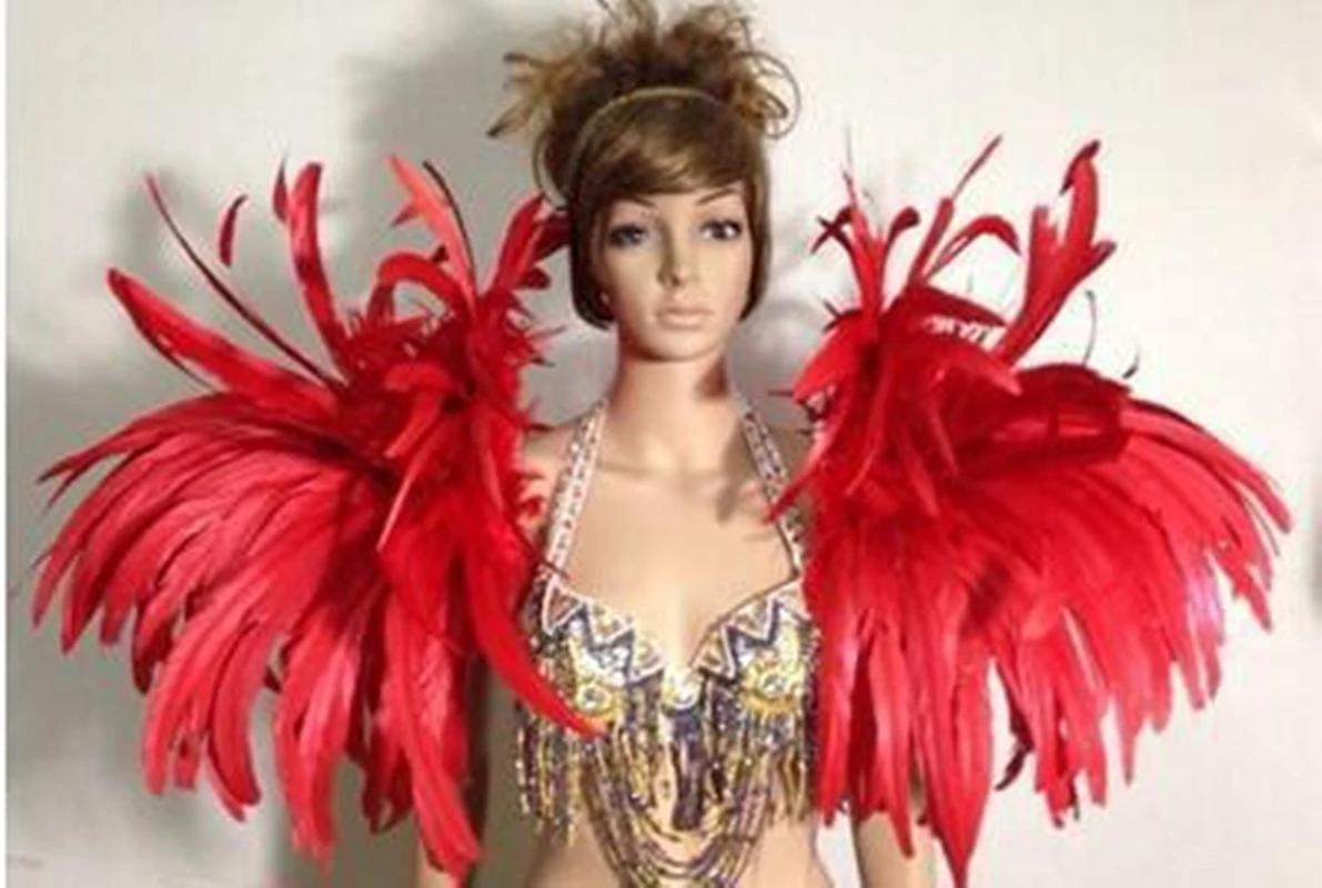 Украшение для платья/юбки/костюма петушиное перо 30-35 см 1 ярд отделка из перьев