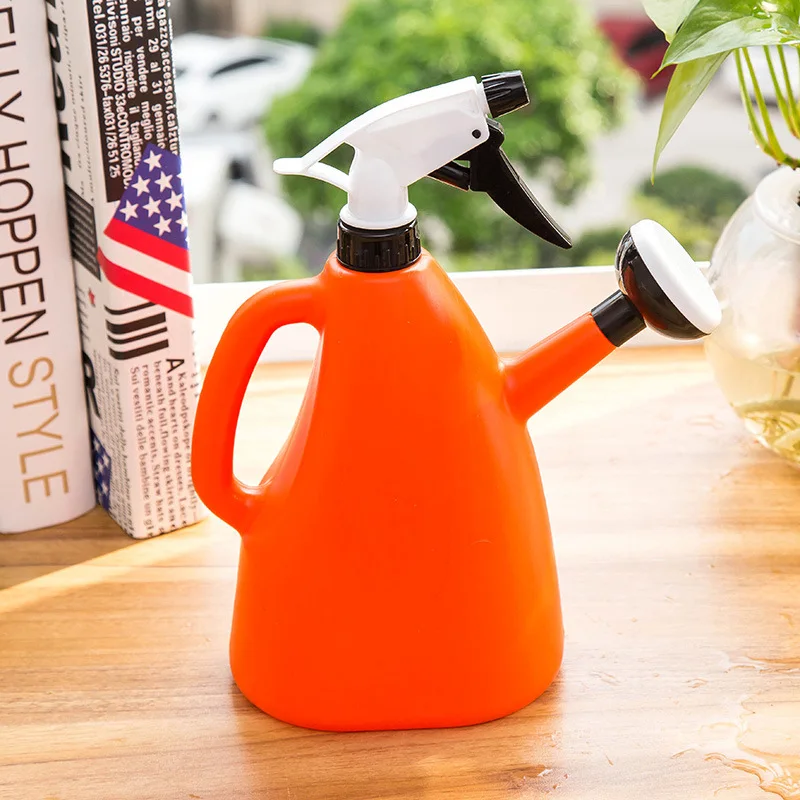 

2 in 1 Plastic Watering Can Indoor Garden Plants Pressure Spray Water Kettle SER88