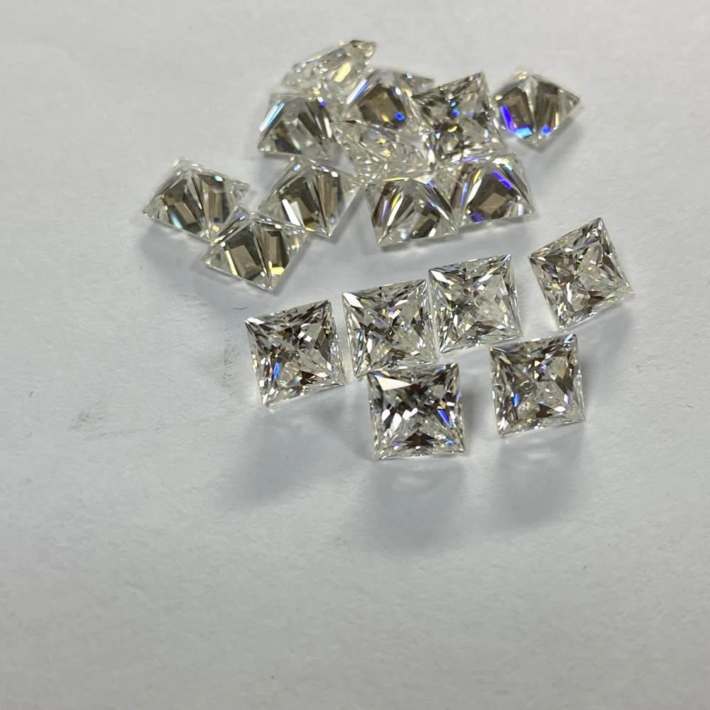 Гра D Цвет 9*9 мм камень синтетический (созданный в лаборатории) форме квадрата