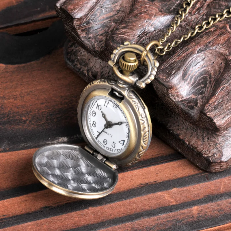 

Watch Quartz Pocket Watch Death Note Retro Copper Color Solid Color Cross Quartz Pocket Watch Band Necklace