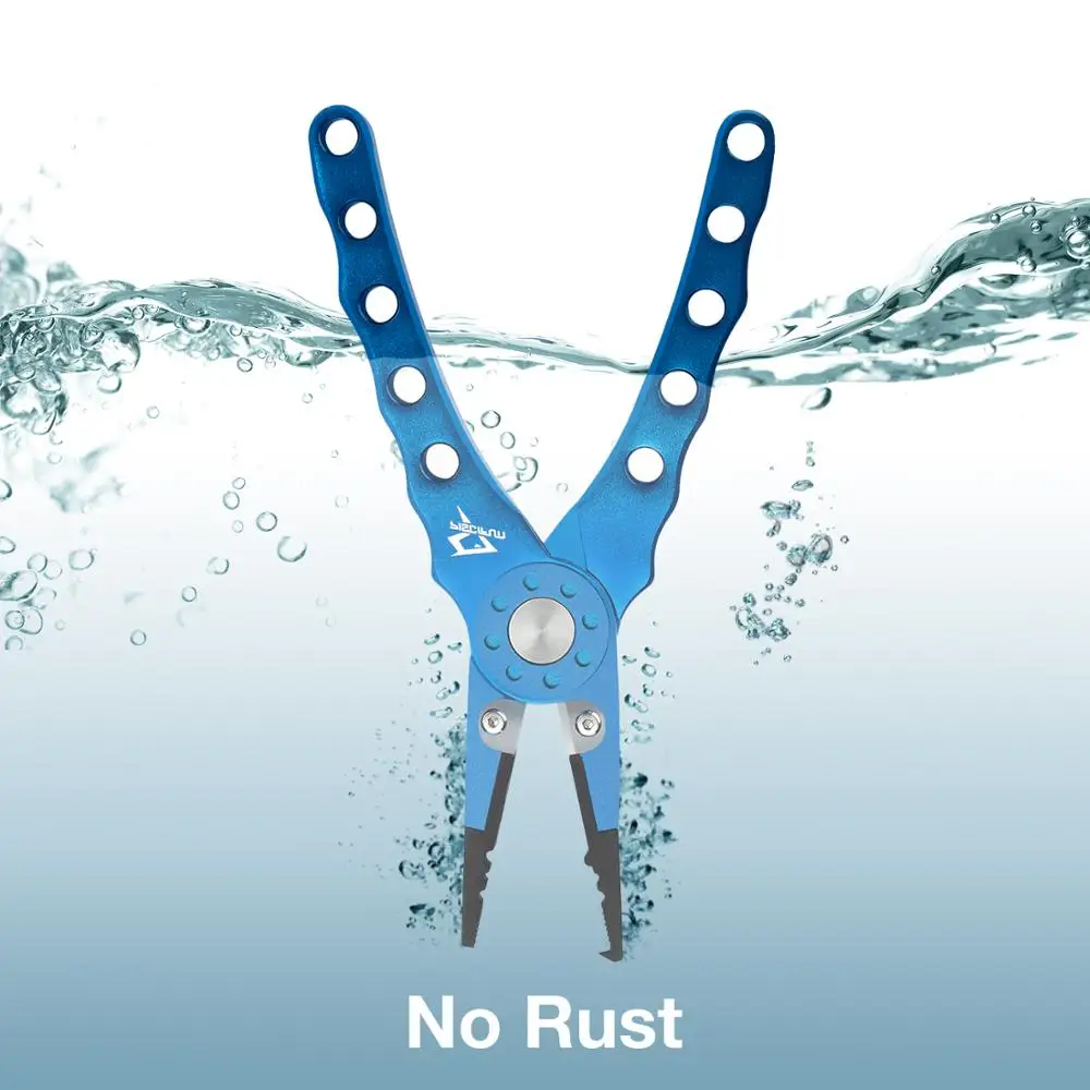 Piscifun алюминиевые плоскогубцы для морской рыбалки из карбида вольфрама щипцы