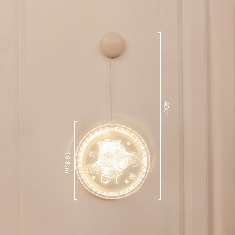 Светодиодный светильник для рождественского окна декоративное освещение