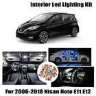 9 шт., светодиодные лампы для освещения салона автомобиля 2006-2018 гг., E11, E12