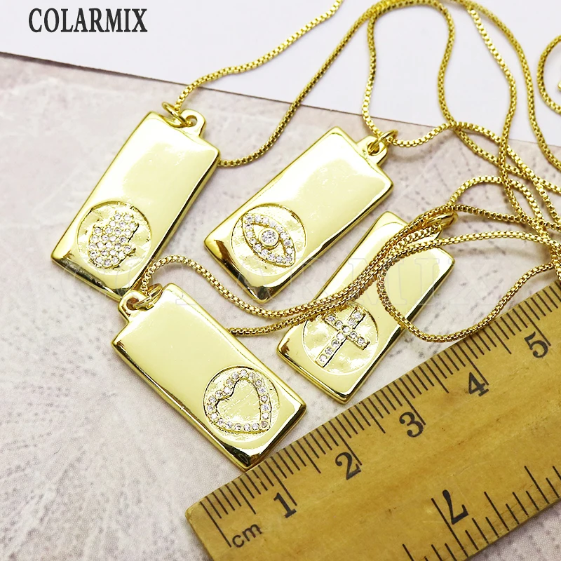 

8 Strand Retangle charms necklace jewelry accessories women Gift for women necklace for women New design 7265