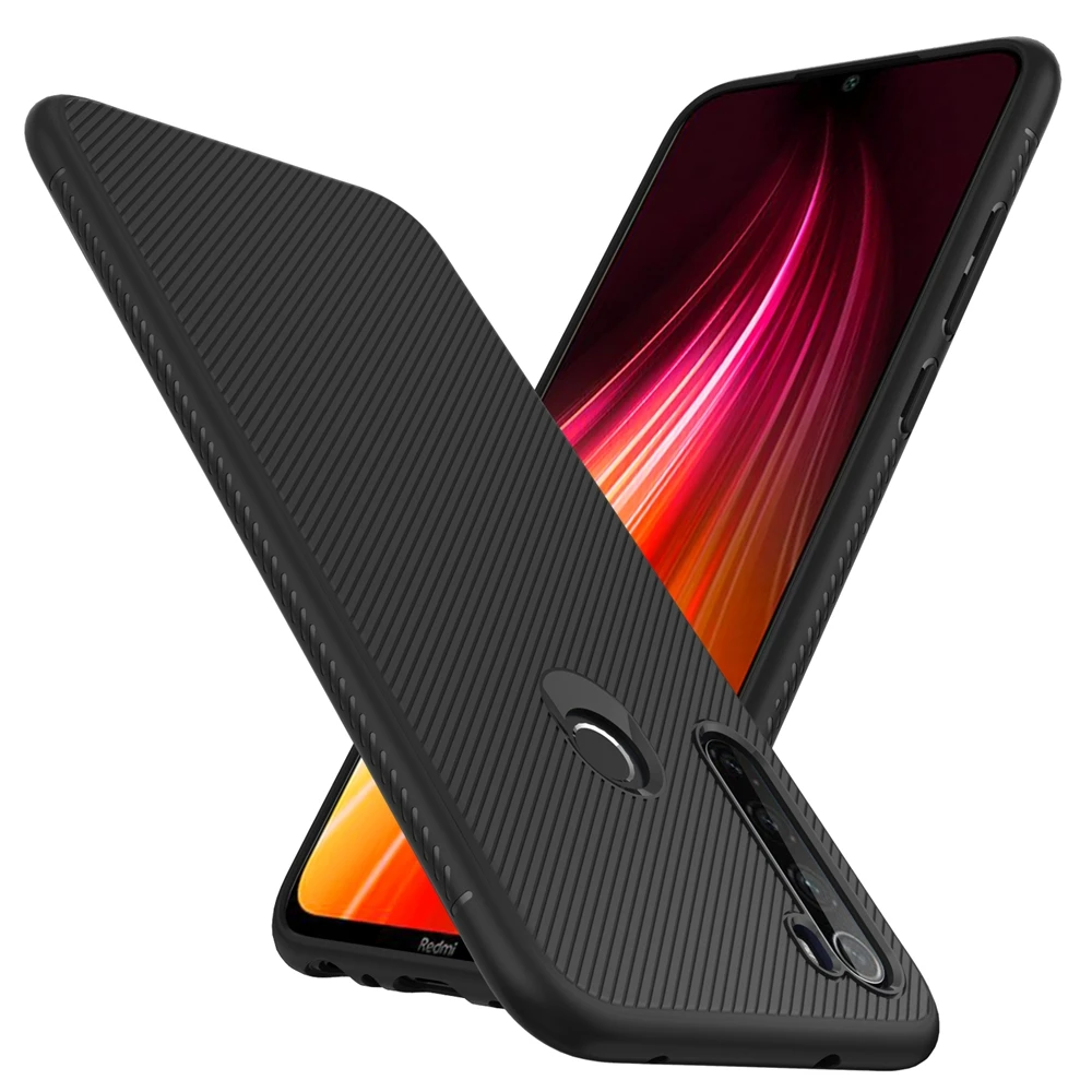Чехол для Redmi Note 8 Pro роскошный Ударопрочный силиконовый мягкий чехол Xiaomi мужской