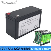 turmera 12v 17ah lithium rechargeable battery use ncr18650b 3400mah cell 40a bms to electric pump uninterrupted power supply 12v