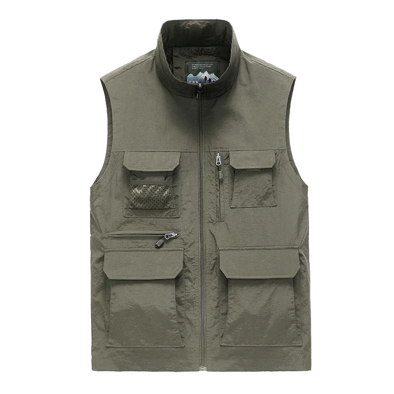 

Mens Vests Men's Summer Sleeveless Vest Spring Autumn Casual Travels Vests Multi-pockets Vest Photography Waistcoat Male 6XL 7XL