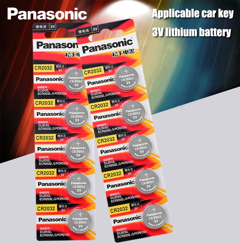 

Литиевая батарейка Panasonic cr2032, 10 шт./лот, cr 2032, 3 в