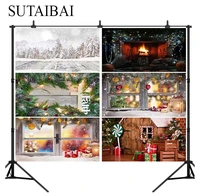 christmas interior decoration gift party photography studio background xmas gift children party photo backdrop photography props