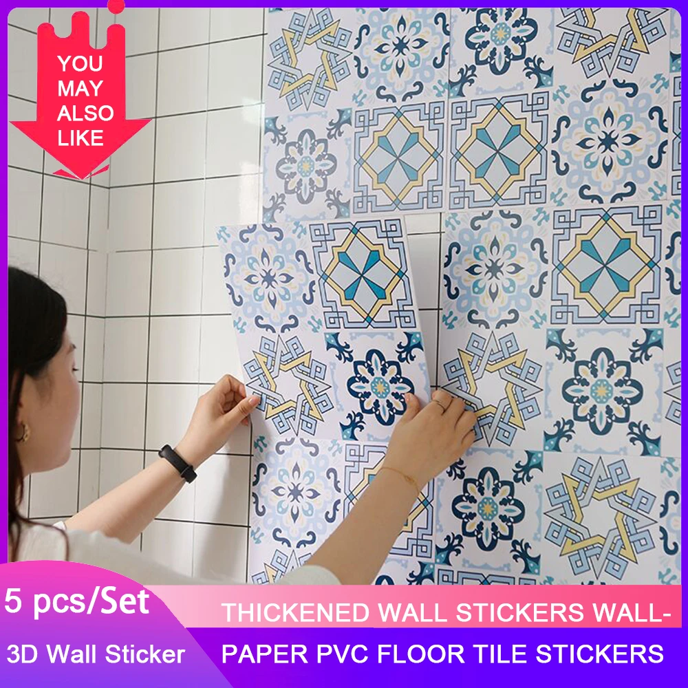 

Самоклеящиеся настенные 3D наклейки, кухонные обои, фрески, водонепроницаемые наклейки для гостиной, ванной комнаты, украшение, Хрустальная ...