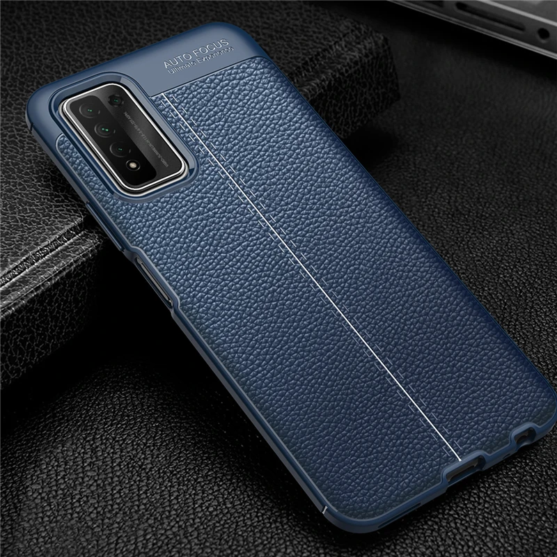 For Huawei Honor 10X Lite Case For Honor 10X Lite Capas Soft TPU Bumper Leather Cover For Honor 30S 9S 9C 9A 9X 10X Lite Fundas
