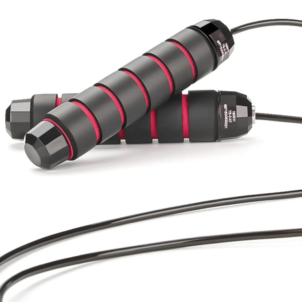 Движения гаджет Скакалка подарки ABS Черный Спорт Регулируемый игрушка для