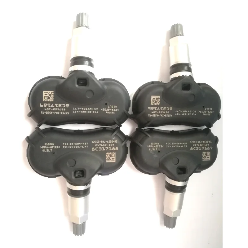 Датчик давления в шинах TPMS 42753 SHJ A53 315 МГц 4 шт. система контроля для Acura Honda Ridgeline