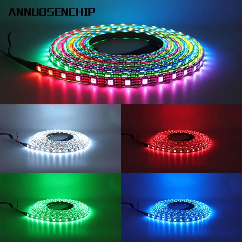 Пиксельная светодиодная RGB ленсветильник WS2815 (WS2812B/WS2813) индивидуальное