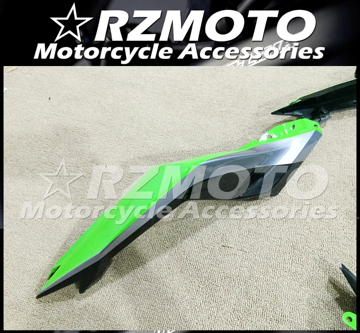 

High quality New ABS Fairing Kit Fit for Kawasaki Ninja300 EX300 2013 2014 2015 2016 2017 ZX300R 13 14 15 16 17 Green Black Nice