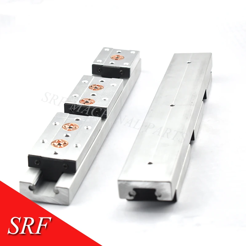 Серебристая алюминиевая линейная направляющая с двойным осевой валик SGR20 L = 600 мм