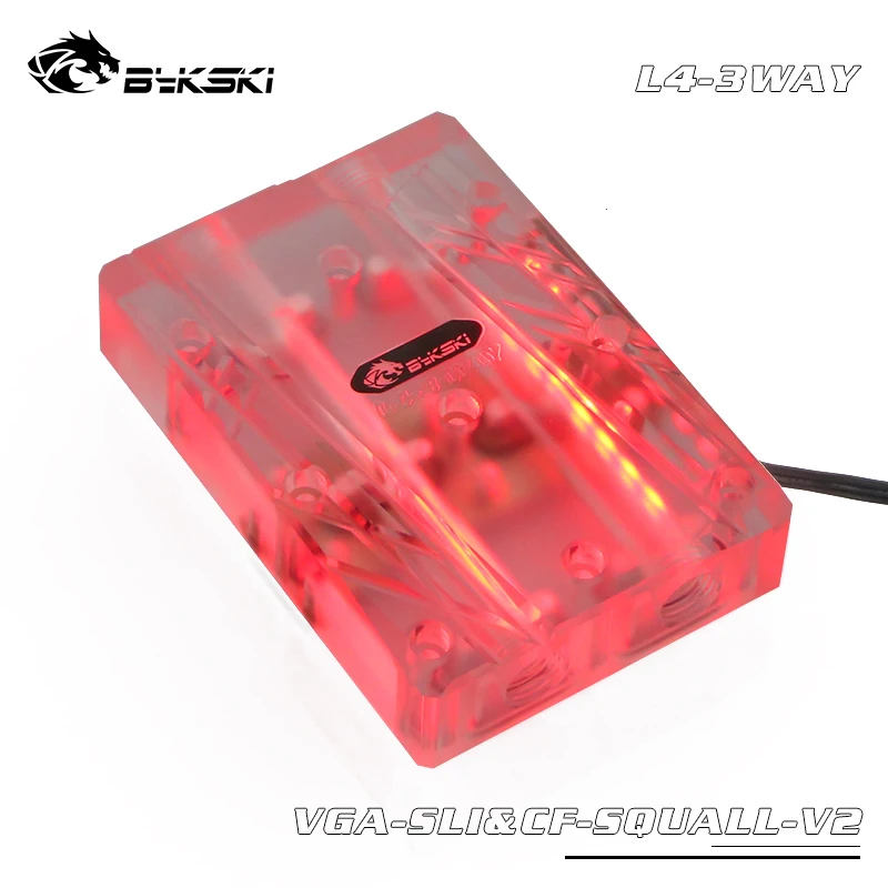 Bykski SLI/CF мультикарта SLI мостовой модуль акриловая коробка для графической карты