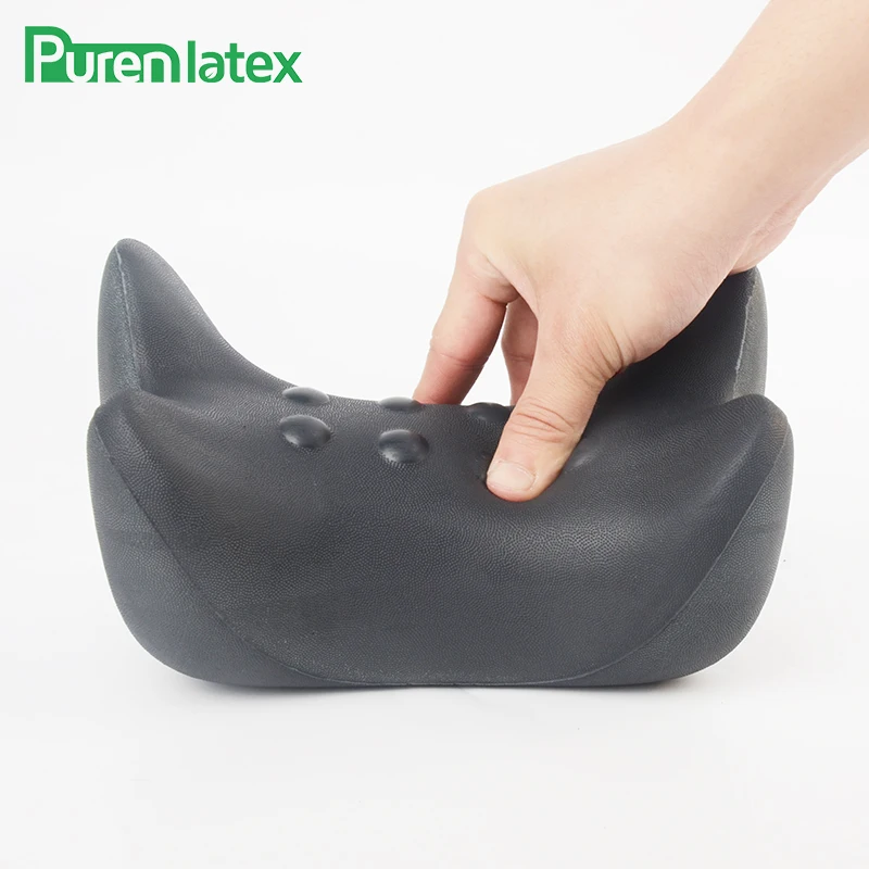PurenLatex массажер для шеи Ортопедическая подушка гравитационная растягивающаяся