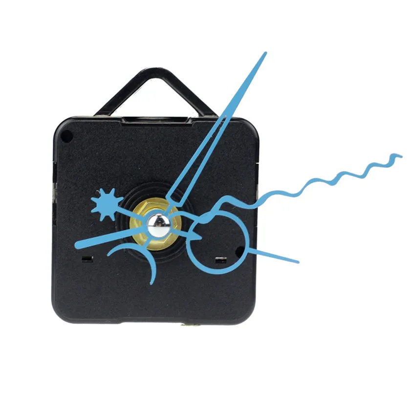 2019 Полезные Высококачественные синие кварцевые настенные часы механизм для