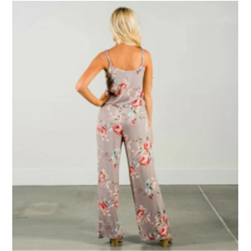 

Ladies Long Beach Dress Jumpsuit Floral Playsuit 6-20 Plus Size Summer Womens