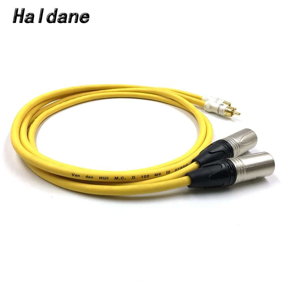 Холдейн пара DIY SNAKE RCA к XLR Сделано в Китае сбалансированный аудио кабель 2RCA