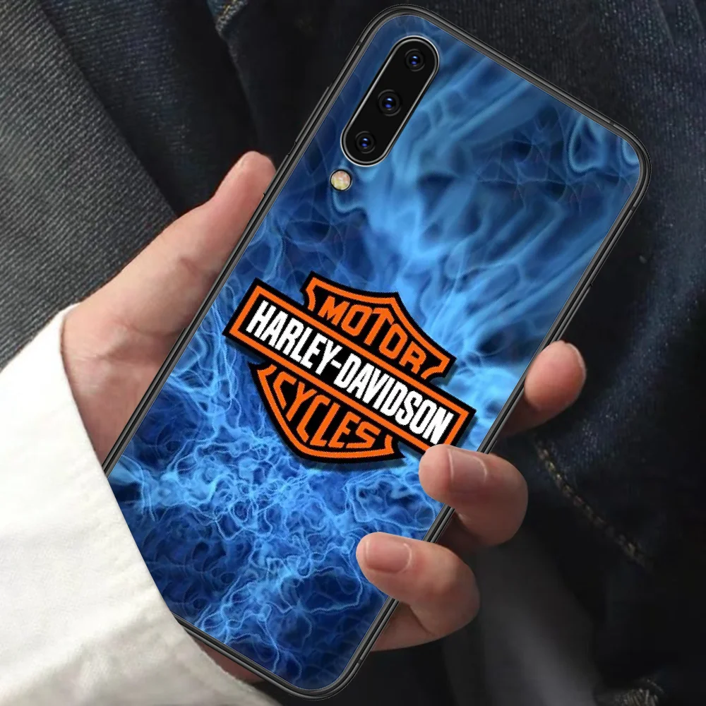 

Harley Motorcycle Davidson Phone Case For Samsung Galaxy A10 A20 A30 E A40 A50 A51 A70 A71 A J 5 6 7 8 2016 2017 2018 black